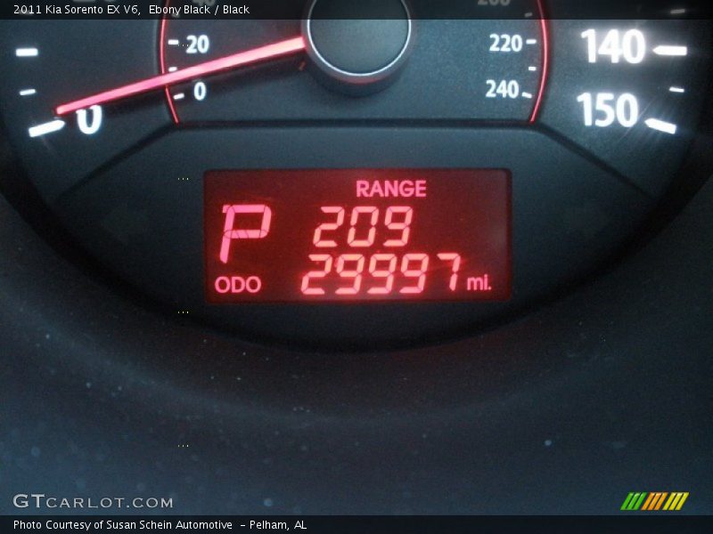 Ebony Black / Black 2011 Kia Sorento EX V6