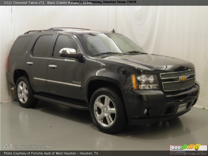 Black Granite Metallic / Ebony 2012 Chevrolet Tahoe LTZ