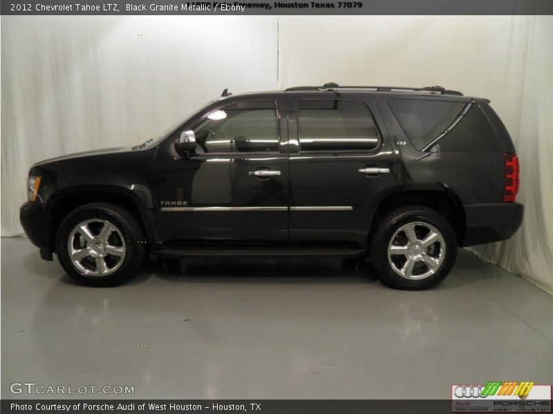 Black Granite Metallic / Ebony 2012 Chevrolet Tahoe LTZ