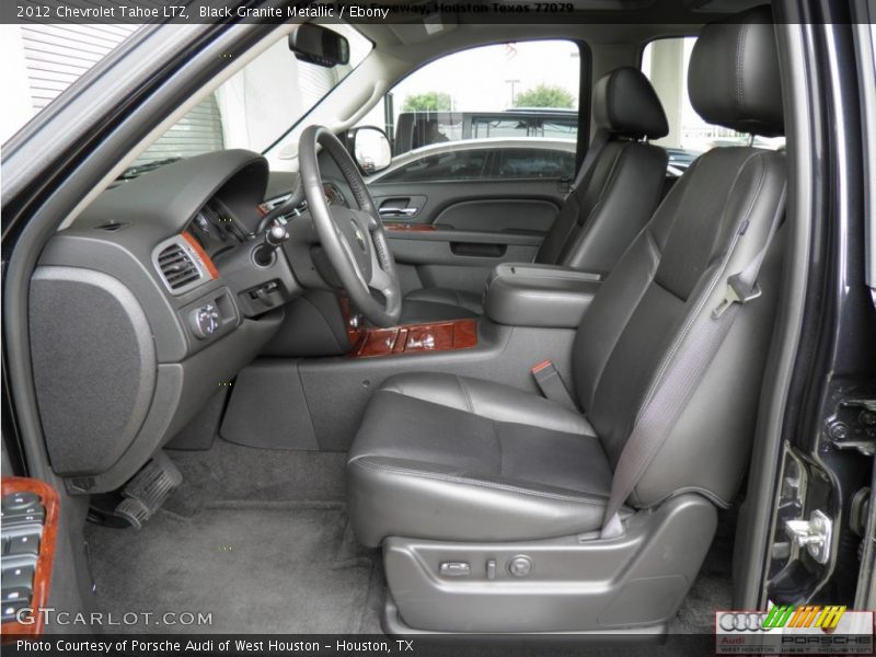Black Granite Metallic / Ebony 2012 Chevrolet Tahoe LTZ