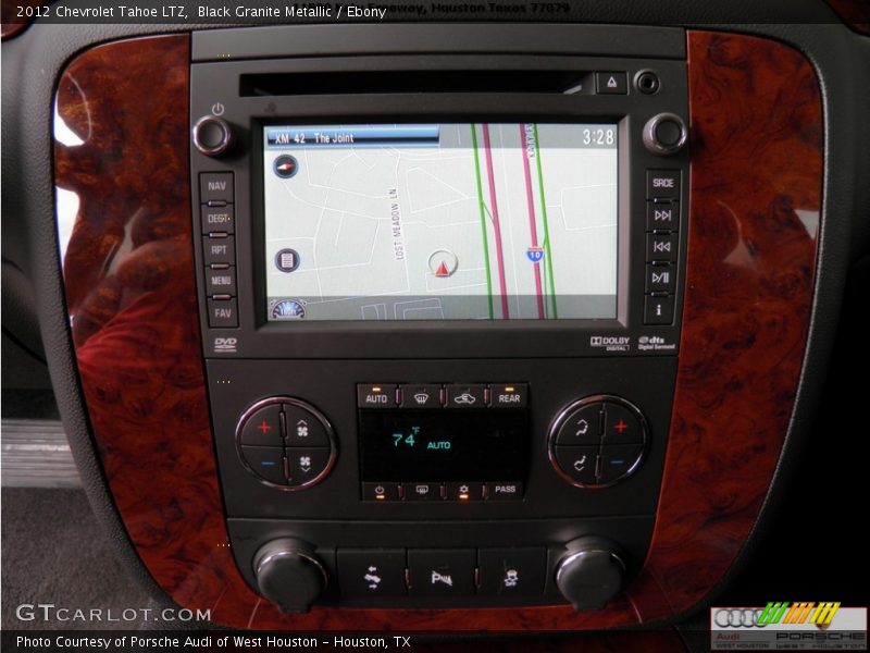 Black Granite Metallic / Ebony 2012 Chevrolet Tahoe LTZ