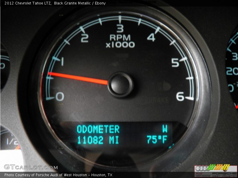 Black Granite Metallic / Ebony 2012 Chevrolet Tahoe LTZ