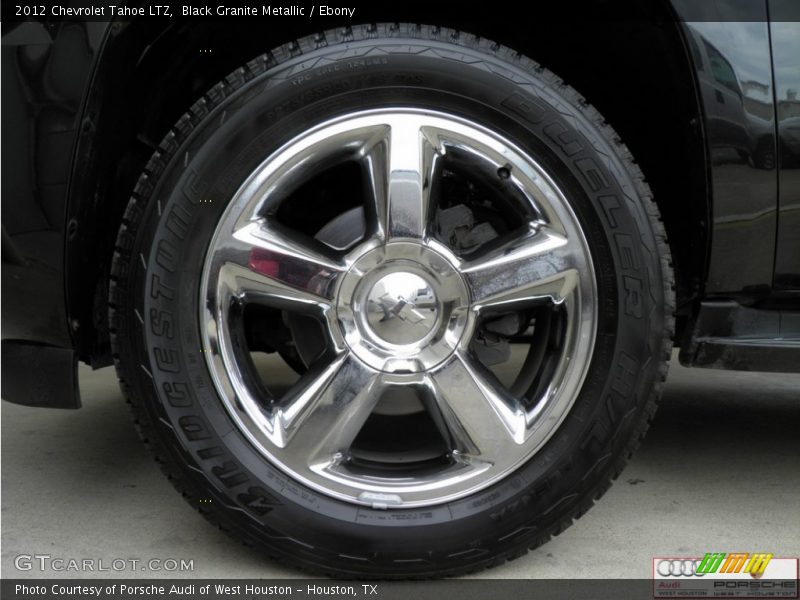 Black Granite Metallic / Ebony 2012 Chevrolet Tahoe LTZ