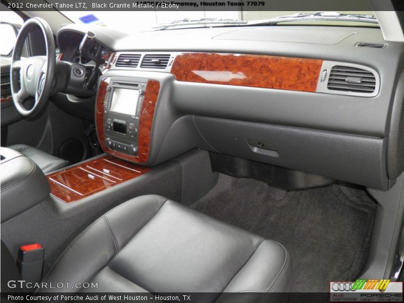 Black Granite Metallic / Ebony 2012 Chevrolet Tahoe LTZ