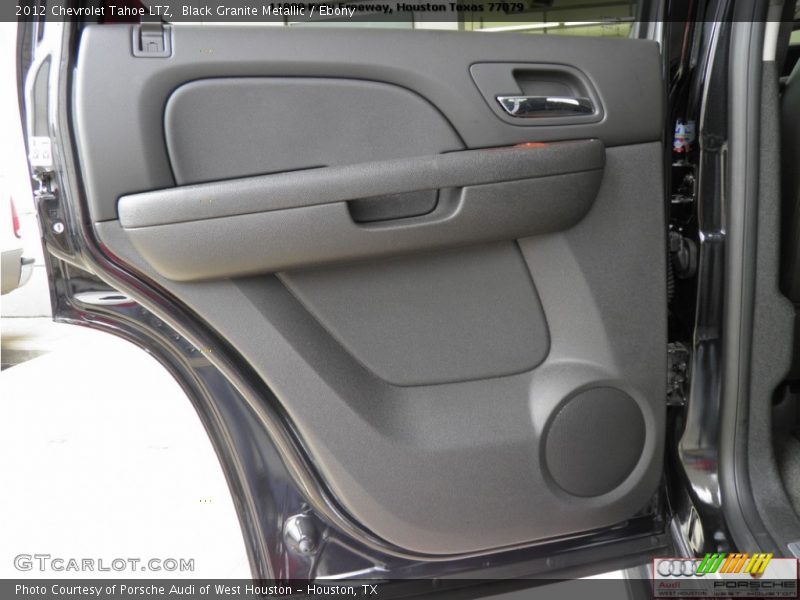 Black Granite Metallic / Ebony 2012 Chevrolet Tahoe LTZ