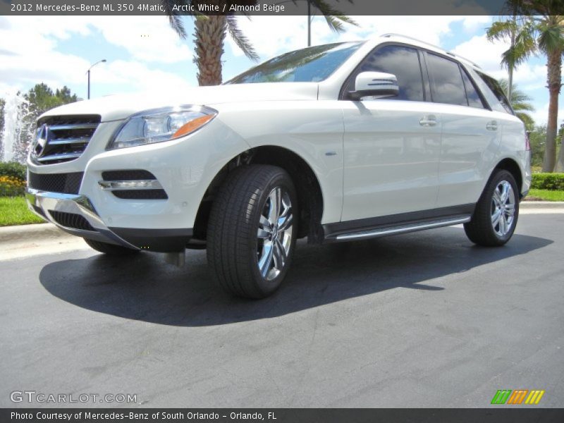 Arctic White / Almond Beige 2012 Mercedes-Benz ML 350 4Matic