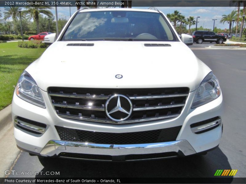 Arctic White / Almond Beige 2012 Mercedes-Benz ML 350 4Matic