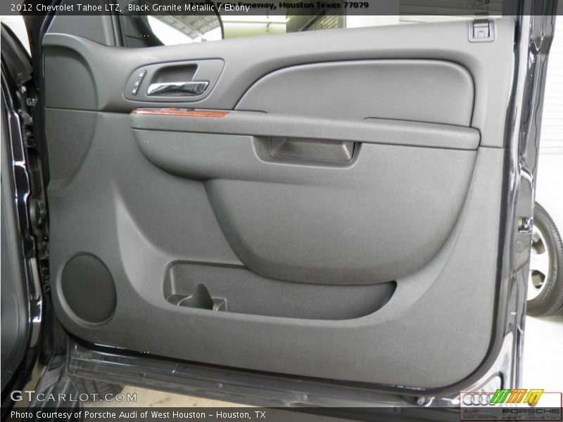 Black Granite Metallic / Ebony 2012 Chevrolet Tahoe LTZ