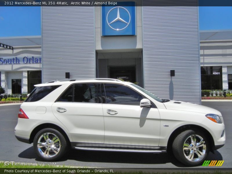 Arctic White / Almond Beige 2012 Mercedes-Benz ML 350 4Matic