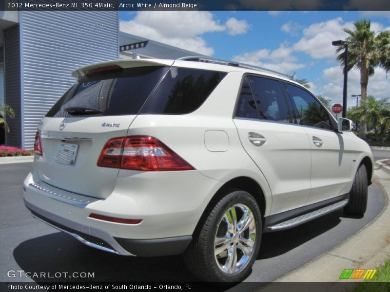 Arctic White / Almond Beige 2012 Mercedes-Benz ML 350 4Matic
