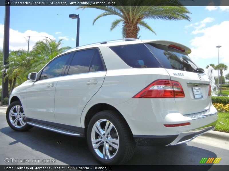 Arctic White / Almond Beige 2012 Mercedes-Benz ML 350 4Matic