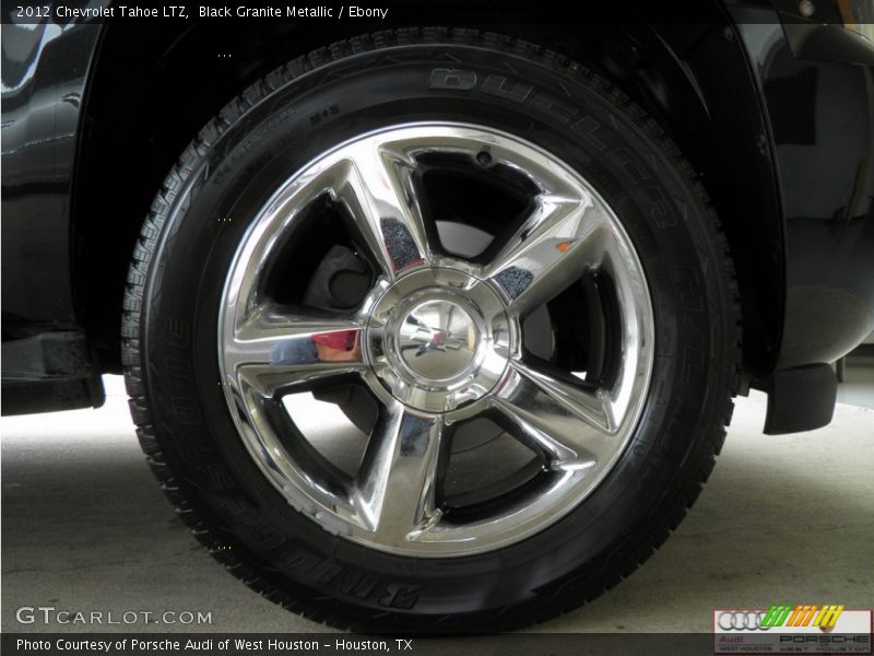 Black Granite Metallic / Ebony 2012 Chevrolet Tahoe LTZ