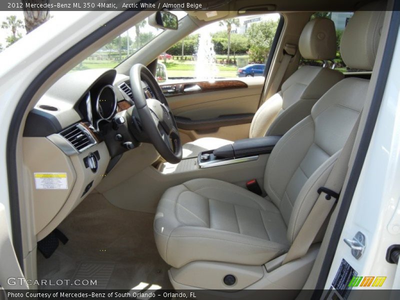 Arctic White / Almond Beige 2012 Mercedes-Benz ML 350 4Matic