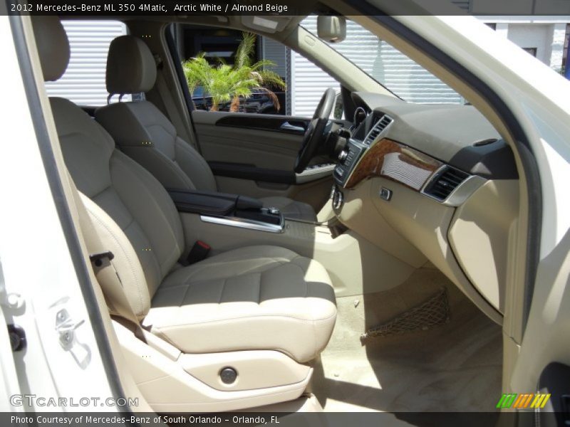 Arctic White / Almond Beige 2012 Mercedes-Benz ML 350 4Matic