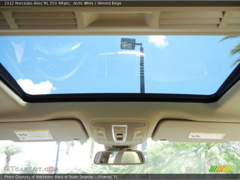 Arctic White / Almond Beige 2012 Mercedes-Benz ML 350 4Matic