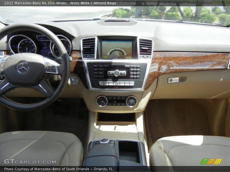 Arctic White / Almond Beige 2012 Mercedes-Benz ML 350 4Matic