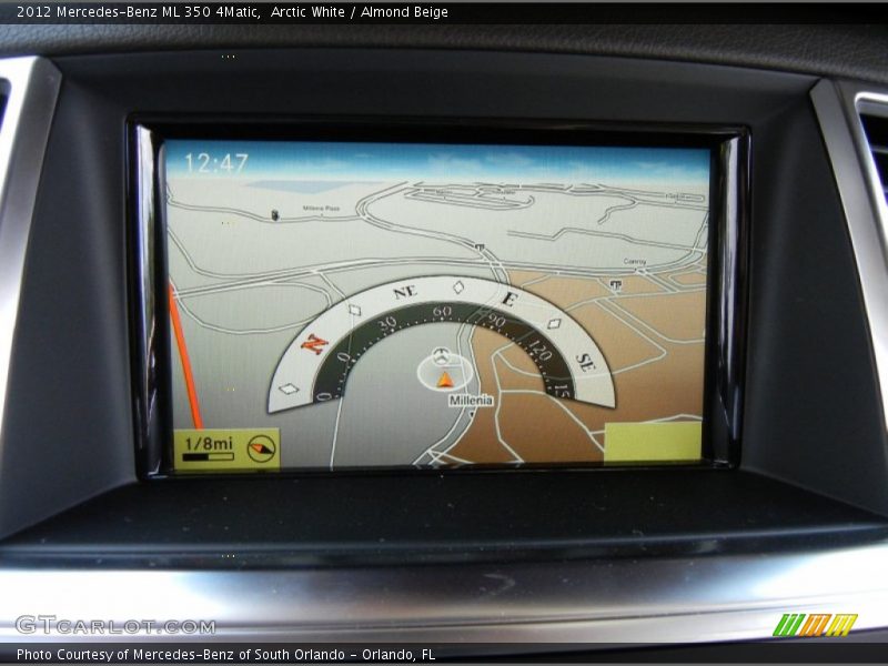 Arctic White / Almond Beige 2012 Mercedes-Benz ML 350 4Matic