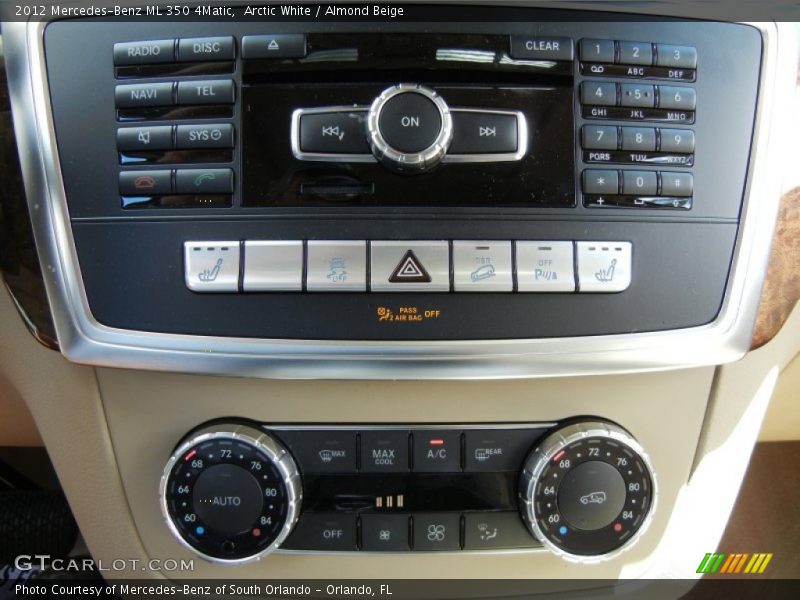 Arctic White / Almond Beige 2012 Mercedes-Benz ML 350 4Matic