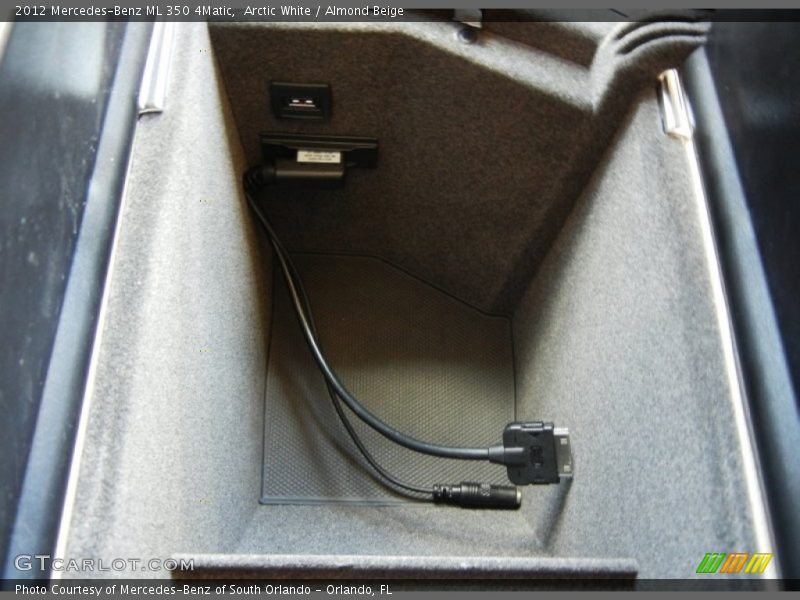 Arctic White / Almond Beige 2012 Mercedes-Benz ML 350 4Matic