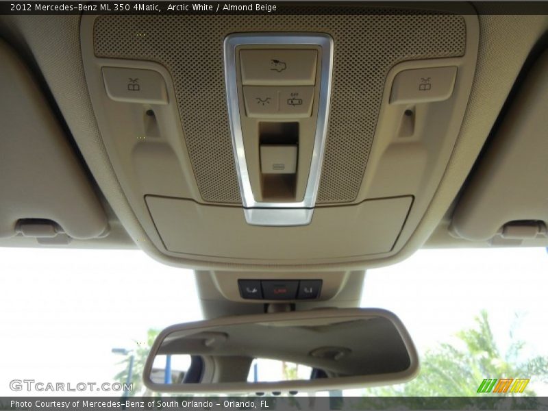 Arctic White / Almond Beige 2012 Mercedes-Benz ML 350 4Matic