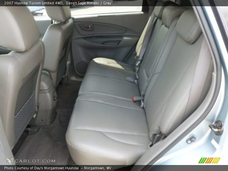 Desert Sage Metallic / Gray 2007 Hyundai Tucson Limited 4WD