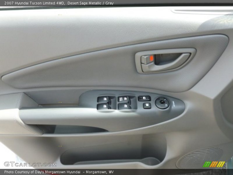 Desert Sage Metallic / Gray 2007 Hyundai Tucson Limited 4WD