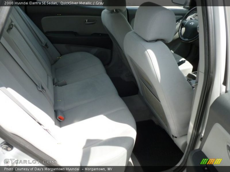QuickSilver Metallic / Gray 2008 Hyundai Elantra SE Sedan