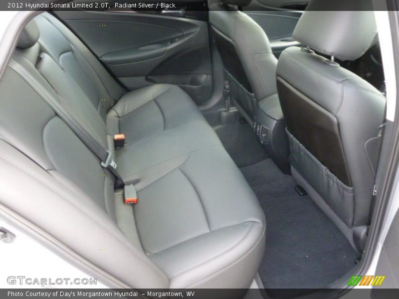 Radiant Silver / Black 2012 Hyundai Sonata Limited 2.0T