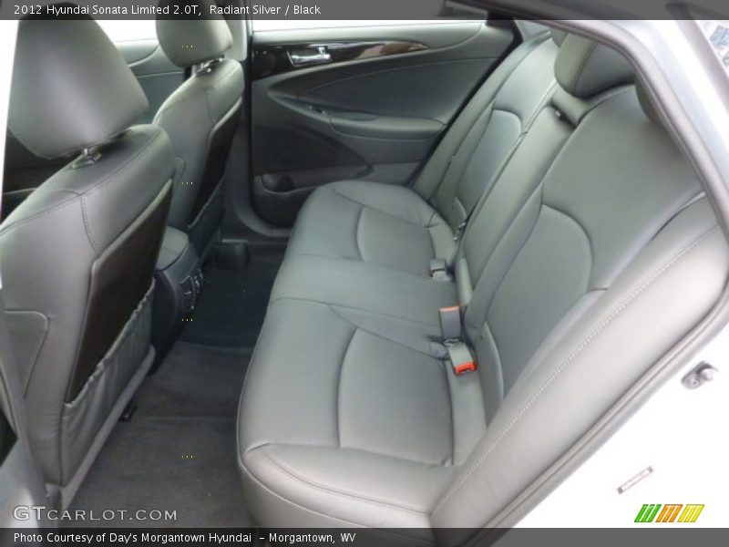 Radiant Silver / Black 2012 Hyundai Sonata Limited 2.0T