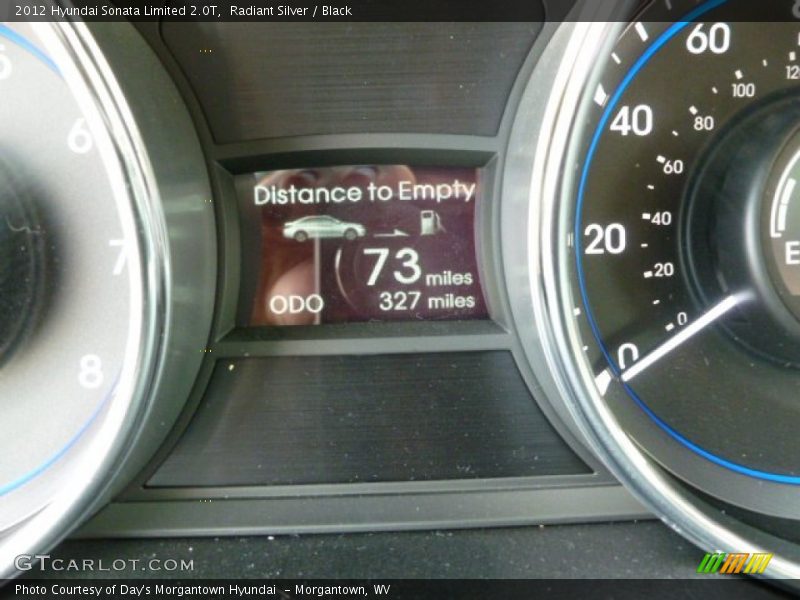 Radiant Silver / Black 2012 Hyundai Sonata Limited 2.0T