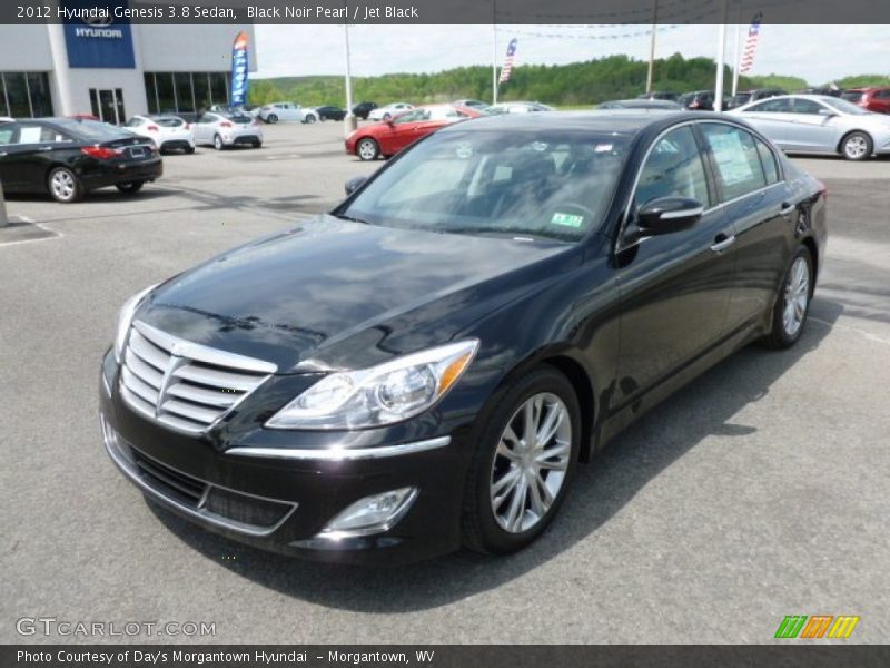 Black Noir Pearl / Jet Black 2012 Hyundai Genesis 3.8 Sedan