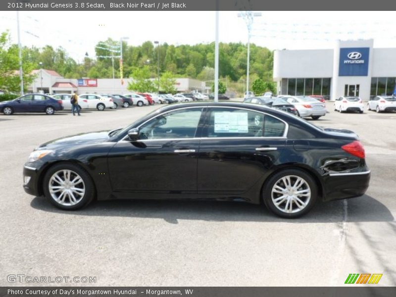 Black Noir Pearl / Jet Black 2012 Hyundai Genesis 3.8 Sedan