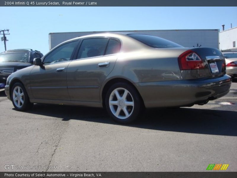 Royal Pewter / Latte 2004 Infiniti Q 45 Luxury Sedan