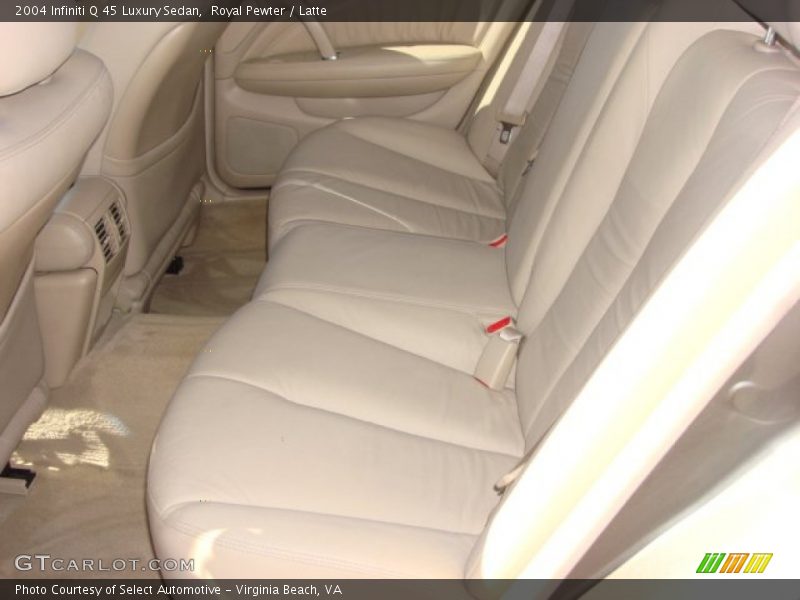 Royal Pewter / Latte 2004 Infiniti Q 45 Luxury Sedan