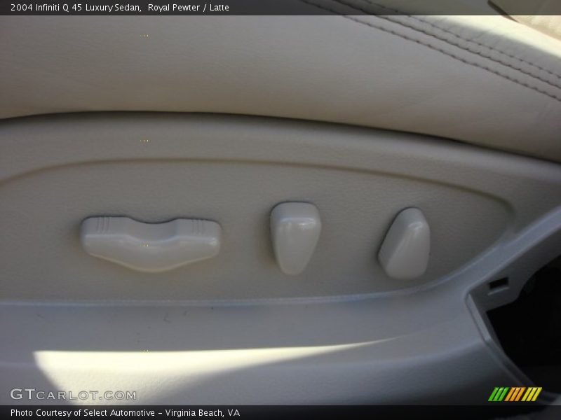 Royal Pewter / Latte 2004 Infiniti Q 45 Luxury Sedan
