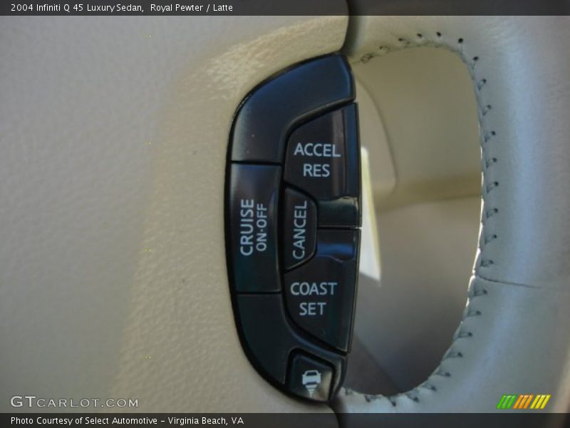 Royal Pewter / Latte 2004 Infiniti Q 45 Luxury Sedan