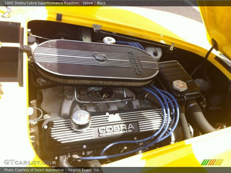 Yellow / Black 1965 Shelby Cobra Superformance Roadster