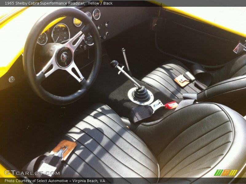 Yellow / Black 1965 Shelby Cobra Superformance Roadster