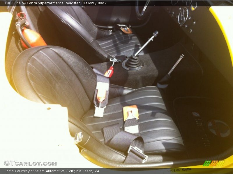 Yellow / Black 1965 Shelby Cobra Superformance Roadster