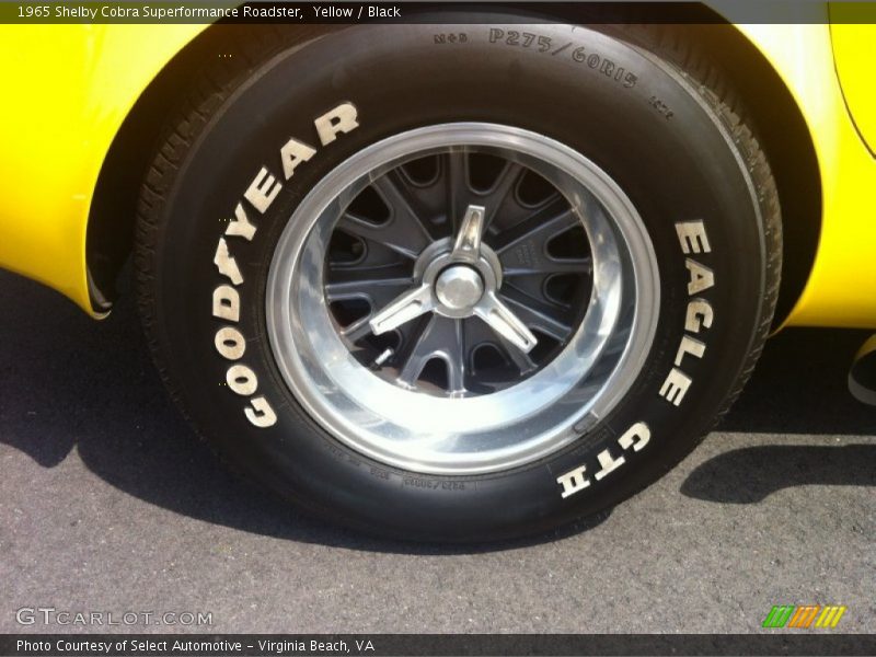 Yellow / Black 1965 Shelby Cobra Superformance Roadster