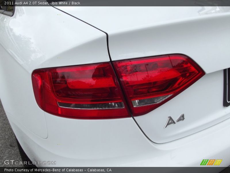 Ibis White / Black 2011 Audi A4 2.0T Sedan