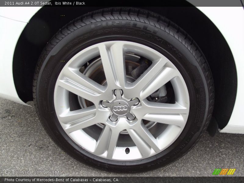 Ibis White / Black 2011 Audi A4 2.0T Sedan