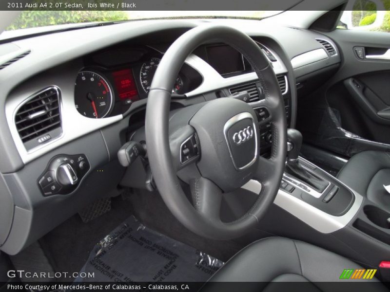 Ibis White / Black 2011 Audi A4 2.0T Sedan
