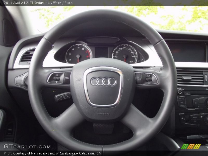 Ibis White / Black 2011 Audi A4 2.0T Sedan