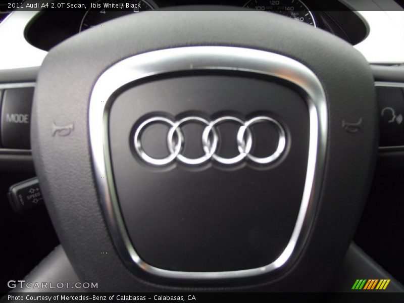 Ibis White / Black 2011 Audi A4 2.0T Sedan