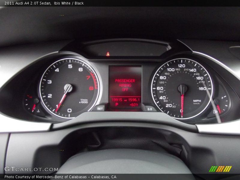 Ibis White / Black 2011 Audi A4 2.0T Sedan