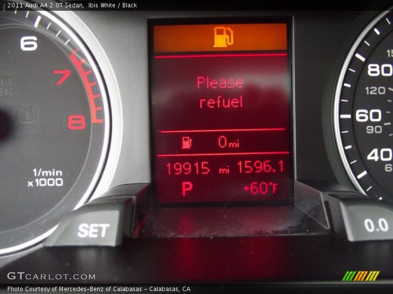 Ibis White / Black 2011 Audi A4 2.0T Sedan