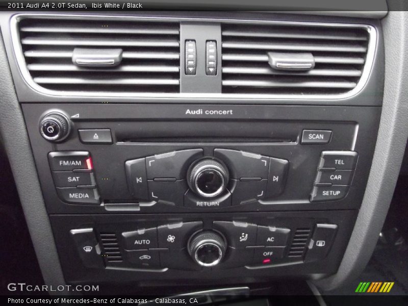 Ibis White / Black 2011 Audi A4 2.0T Sedan