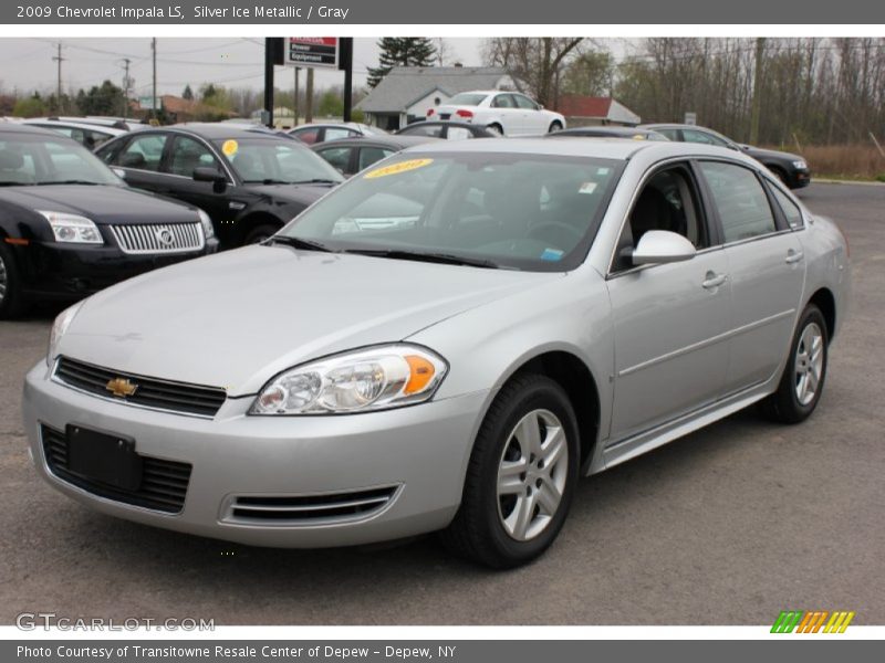 Silver Ice Metallic / Gray 2009 Chevrolet Impala LS