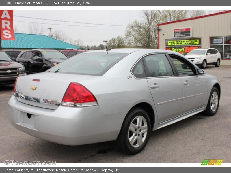 Silver Ice Metallic / Gray 2009 Chevrolet Impala LS